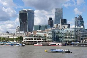 London, UK, 2014. View of modern architecture in the City of London photo