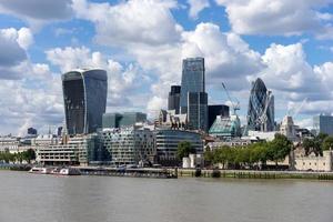 Londres, Reino Unido, 2014. Vista de la arquitectura moderna en la ciudad de Londres. foto