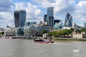 London, UK, 2014. View of modern architecture in the City of London photo