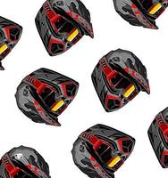 helmet pattern vector