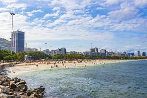 Rio de Janeiro Rio de Janeiro Brazil 2020 Flamengo Beach panorama view and cityscape Rio de Janeiro Brazil. photo