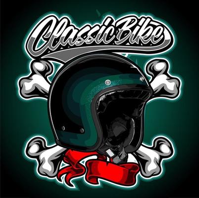retro helmet turquoise