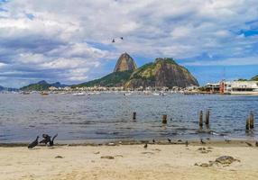 Rio de Janeiro Rio de Janeiro Brazil 2020 Sugarloaf mountain and Botafogo Beach Rio de Janeiro Brazil. photo