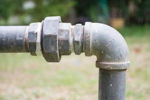 bomba de agua vieja, juntas, tuerca foto