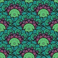 Mandala Seamless Pattern vector