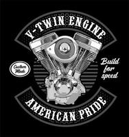 v-twin engine evolution vector