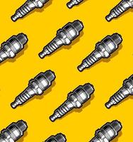 spark plug pattern vector