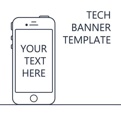 Web Banner with Phone