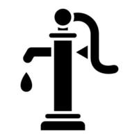 Water Pump Glyph Icon vector