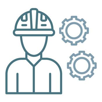Engineering Line Two Color Icon vector