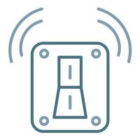 Smart Switch Line Two Color Icon vector