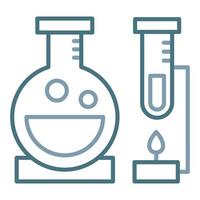 Laboratory Line Two Color Icon vector