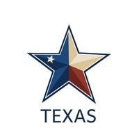 illustration vector of texas star design perfect for print,etc.