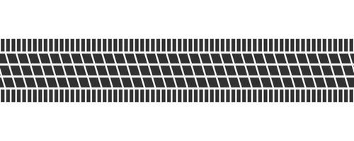 Auto tire tread seamless elements. Car tire patterns, wheel tyre tread track. Tyre print. Set of vector illustrations isolated on white background