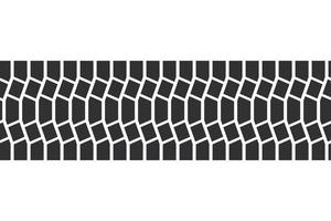 Auto tire tread seamless elements. Car tire patterns, wheel tyre tread track. Tyre print. Set of vector illustrations isolated on white background