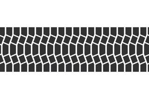 Auto tire tread seamless elements. Car tire patterns, wheel tyre tread track. Tyre print. Set of vector illustrations isolated on white background