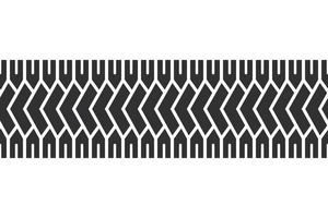 Auto tire tread seamless elements. Car tire patterns, wheel tyre tread track. Tyre print. Set of vector illustrations isolated on white background