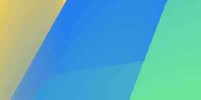 Abstract Background Yellow Blue and Green vector