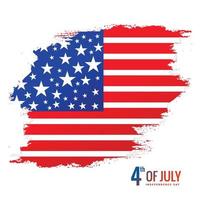 American 4th of july us flag celebration background vector