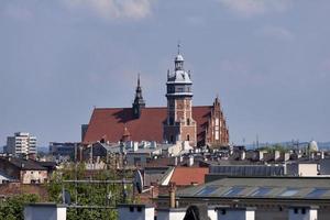 Aerial view of the Corpus Christi Basilica in Krakow photo