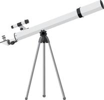 Telescope with tripod stand vector