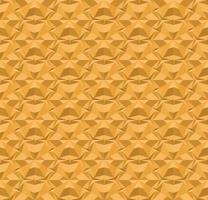 Repeating geometric seamless pattern with extrude effect. Orange polygonal 3d texture. Vector illustration for background, wallpaper, interior, textile, wrapping paper and print design.