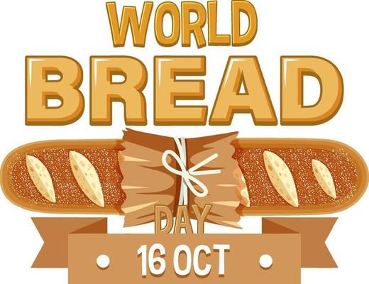 World Bread Day 16 October Logo Design