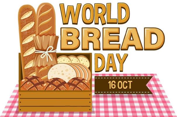 World Bread Day 16 October Logo Design