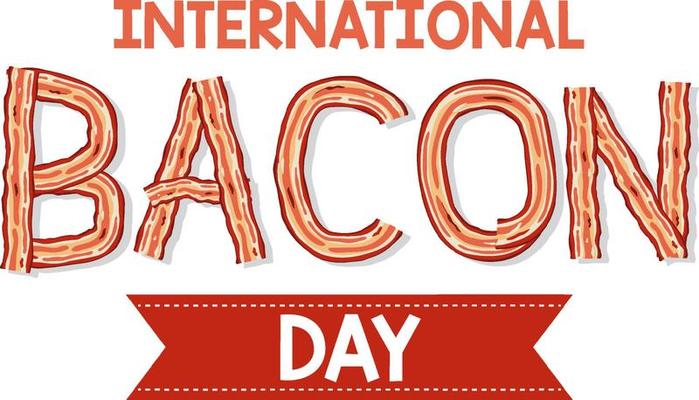 International bacon day poster design