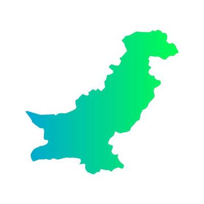 Illustrated pakistan map