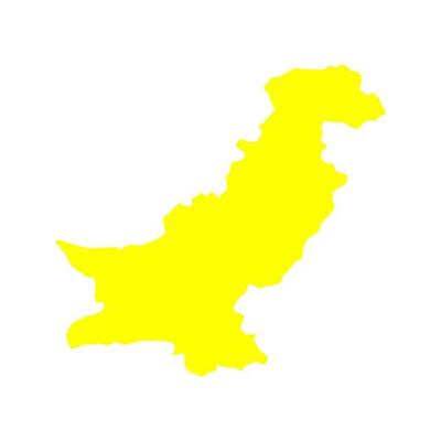 Illustrated pakistan map