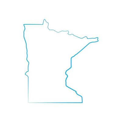 Minnesota map illustrated