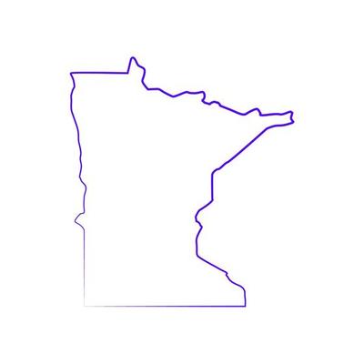 Minnesota map illustrated