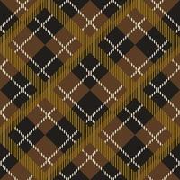 Scottish tartan plaid with squared pattern. Textured seamless for fabric design vector
