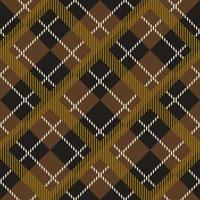 Scottish tartan plaid with squared pattern. Textured seamless for fabric design vector