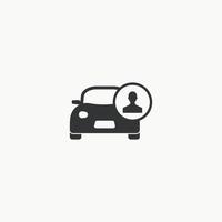 Car owner icon graphic design vector illustration