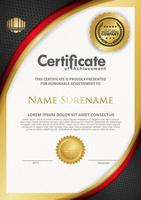 certificate template with luxury pattern,diploma,Vector illustration vector