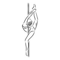 dibujo vectorial de strip-tease vector