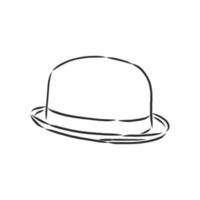 bosquejo del vector del sombrero