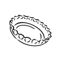 bottle cap vector sketch