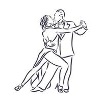 dibujo vectorial de tango vector