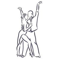 dibujo vectorial de tango vector