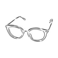 glasses vector sketch