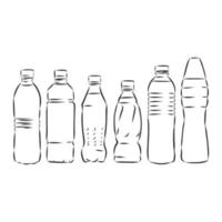 bottle vector sketch