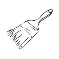 brush vector sketch