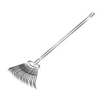 garden tools vector sketch