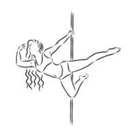 striptease vector sketch