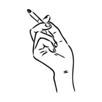 cigarette vector sketch