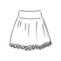 skirt vector sketch