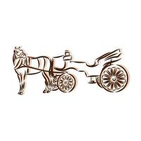 carriage vector sketch